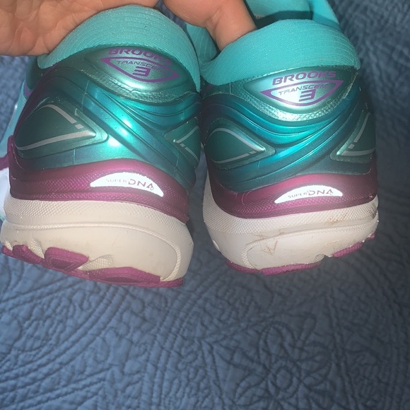 BROOKS Transcend 3 guide rails super DNA athletic shoes Size 7 - Picture 11 of 11